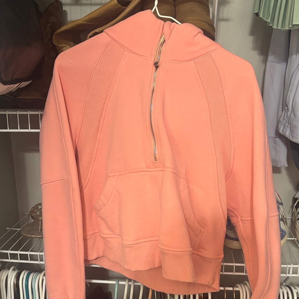 Coral Half-Zip Lululemon scuba